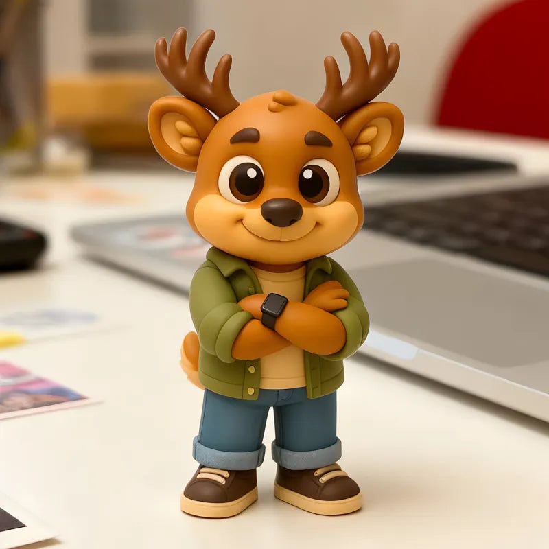 Custom Cute 3D Mini Figure Office Desk Figurine Based on Your Picture