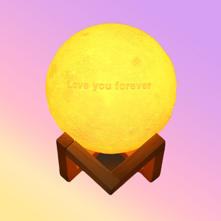 Lunar Text Moon Lamp