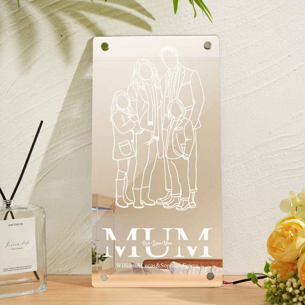 Personalized Mirror Light