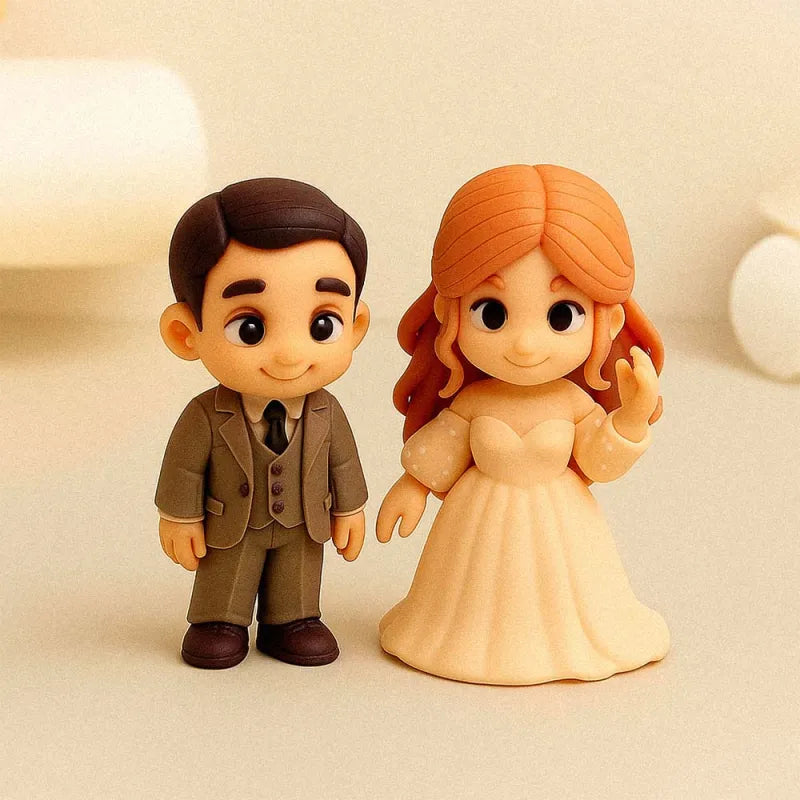 Custom Cute 3D Mini Figure Office Desk Figurine Based on Your Picture