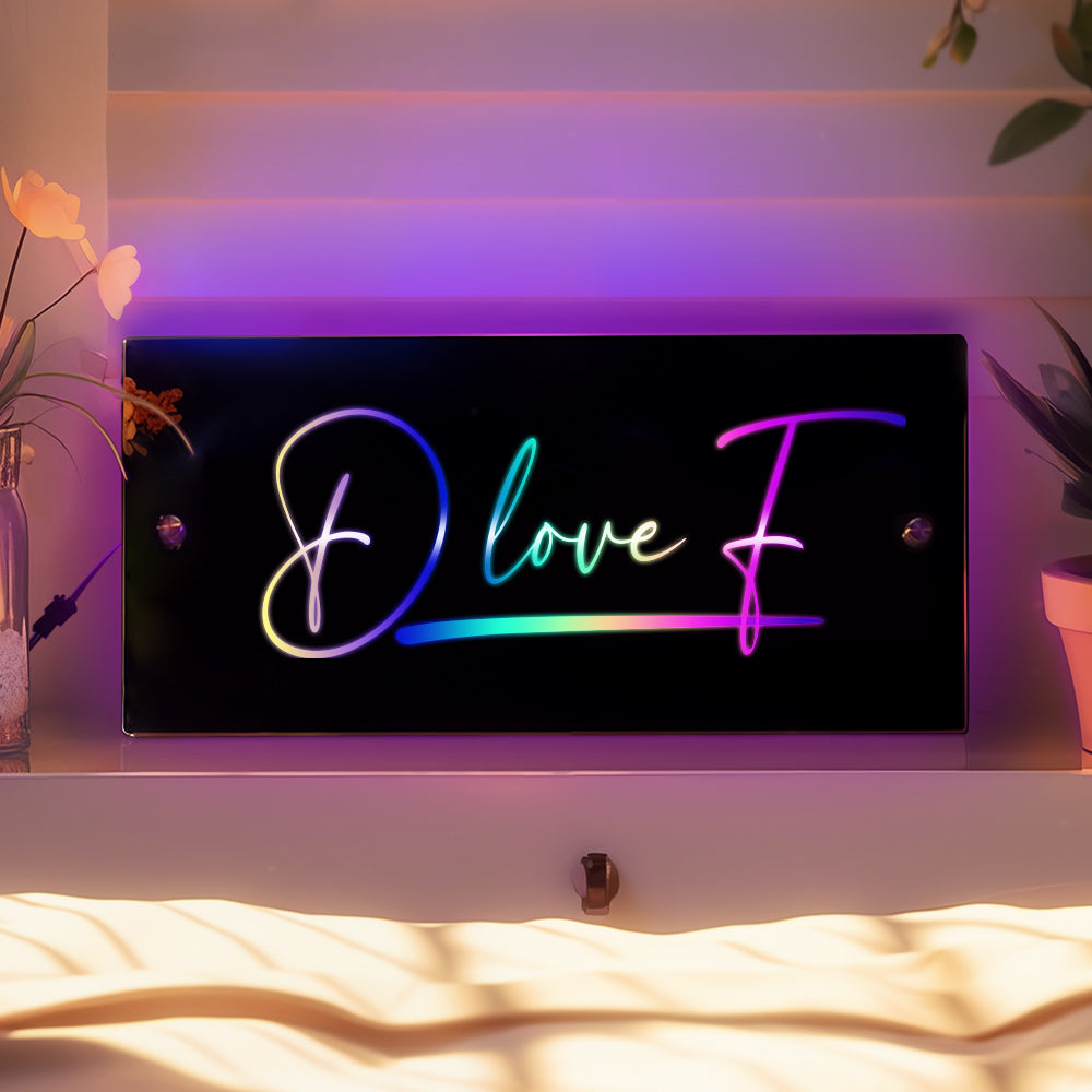 Personalized Name Mirror
