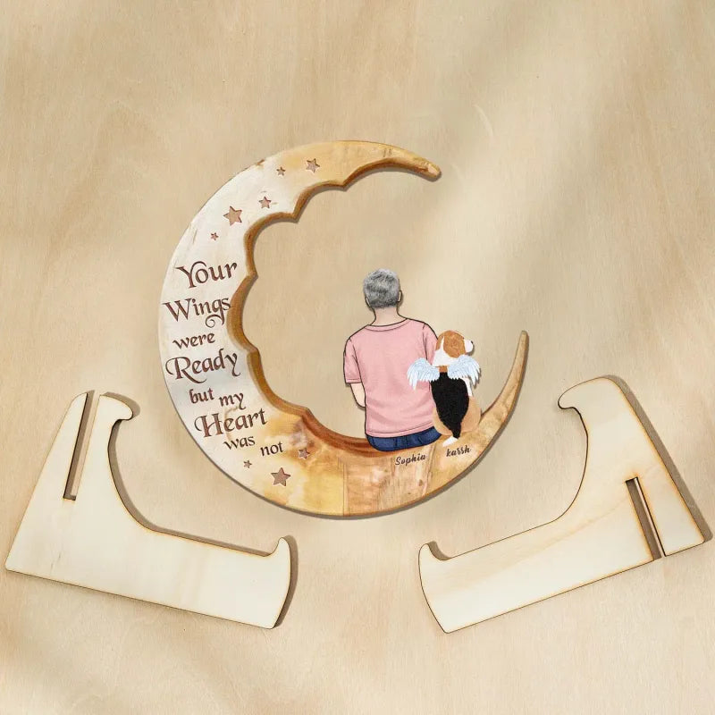 Custom Memorial Moon Pet Tribute