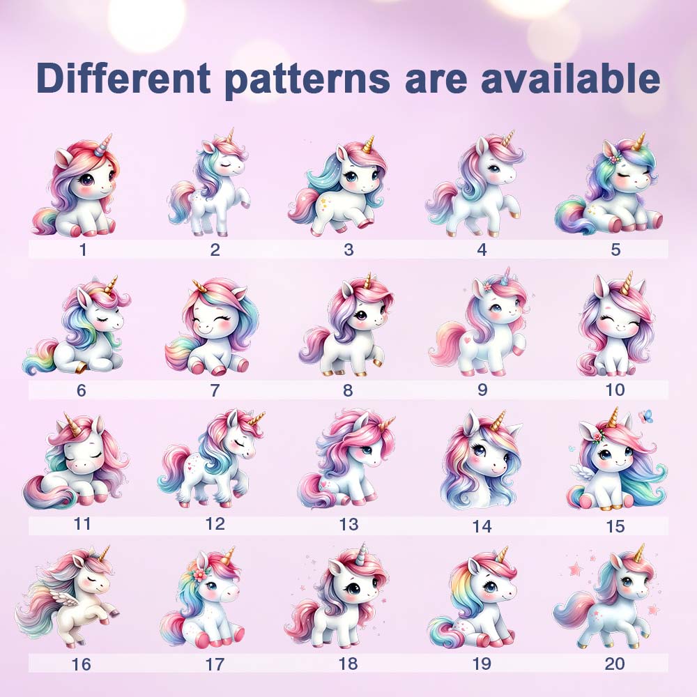 Unicorn Moon LED Night Light (Name Custom)