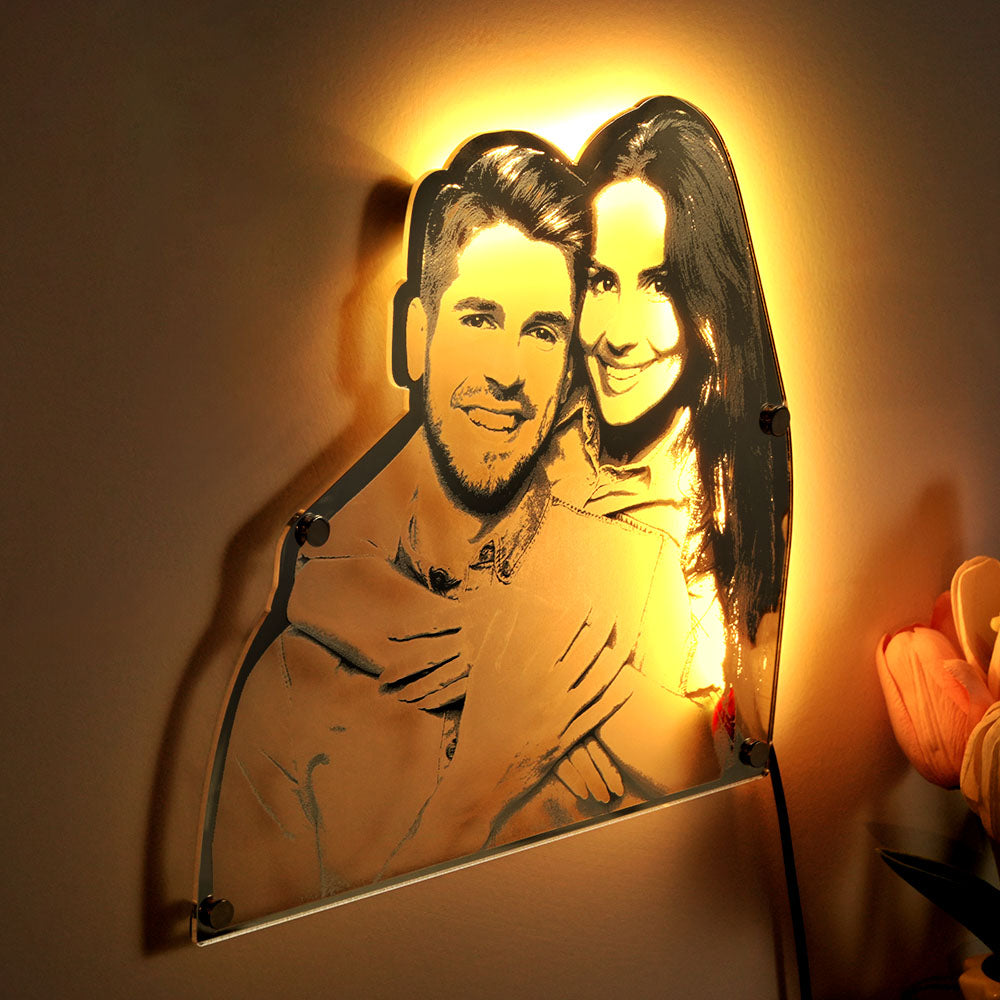 Personalized Portrait Mirror Light