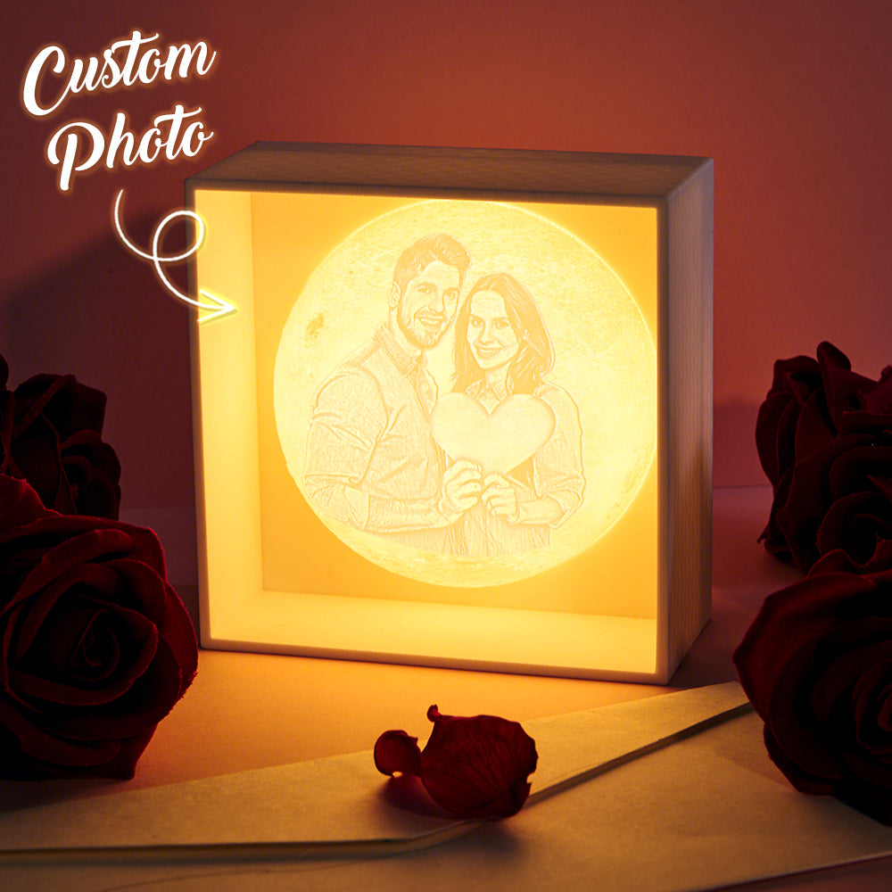 3D Printed Photo Moon Night Light