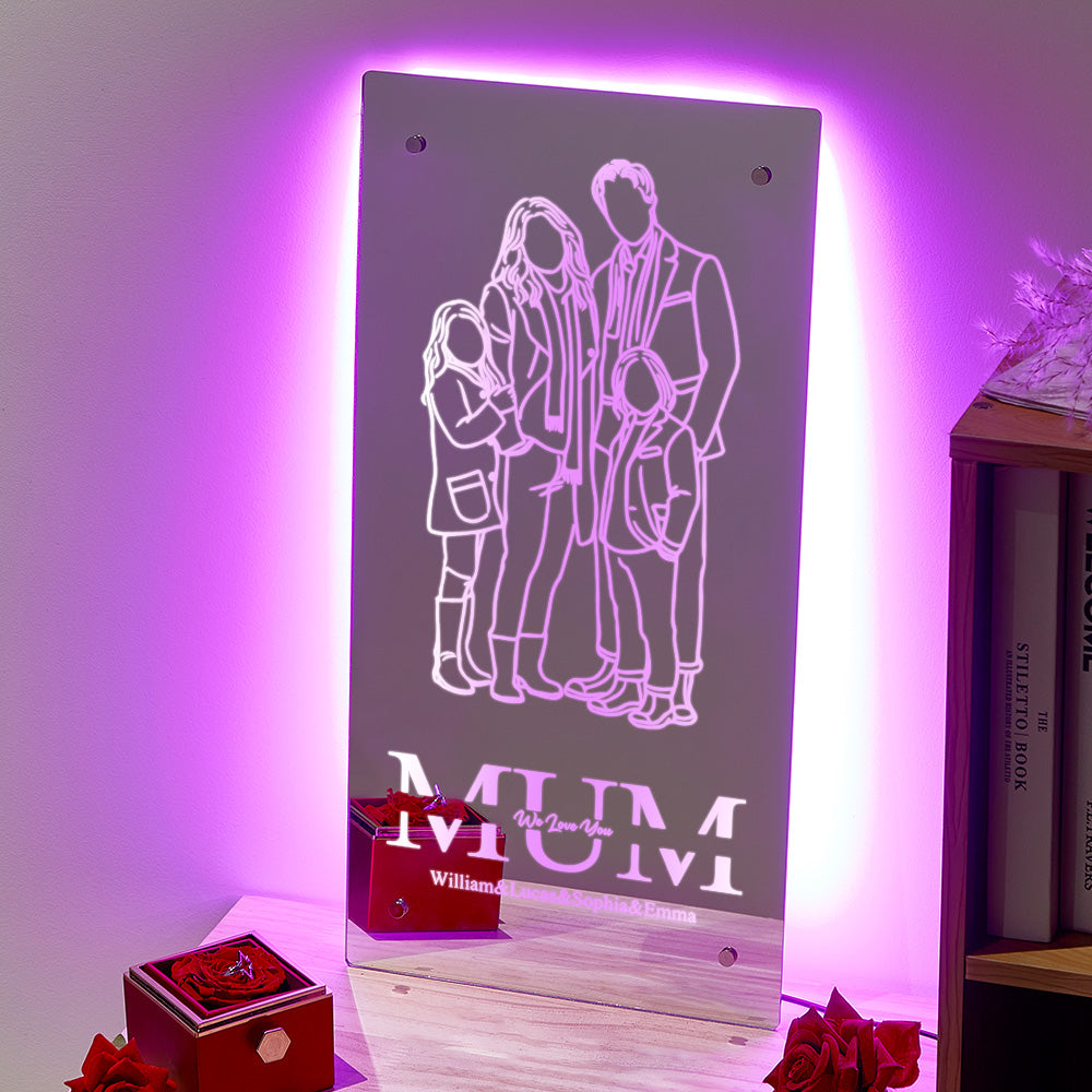 Personalized Mirror Light