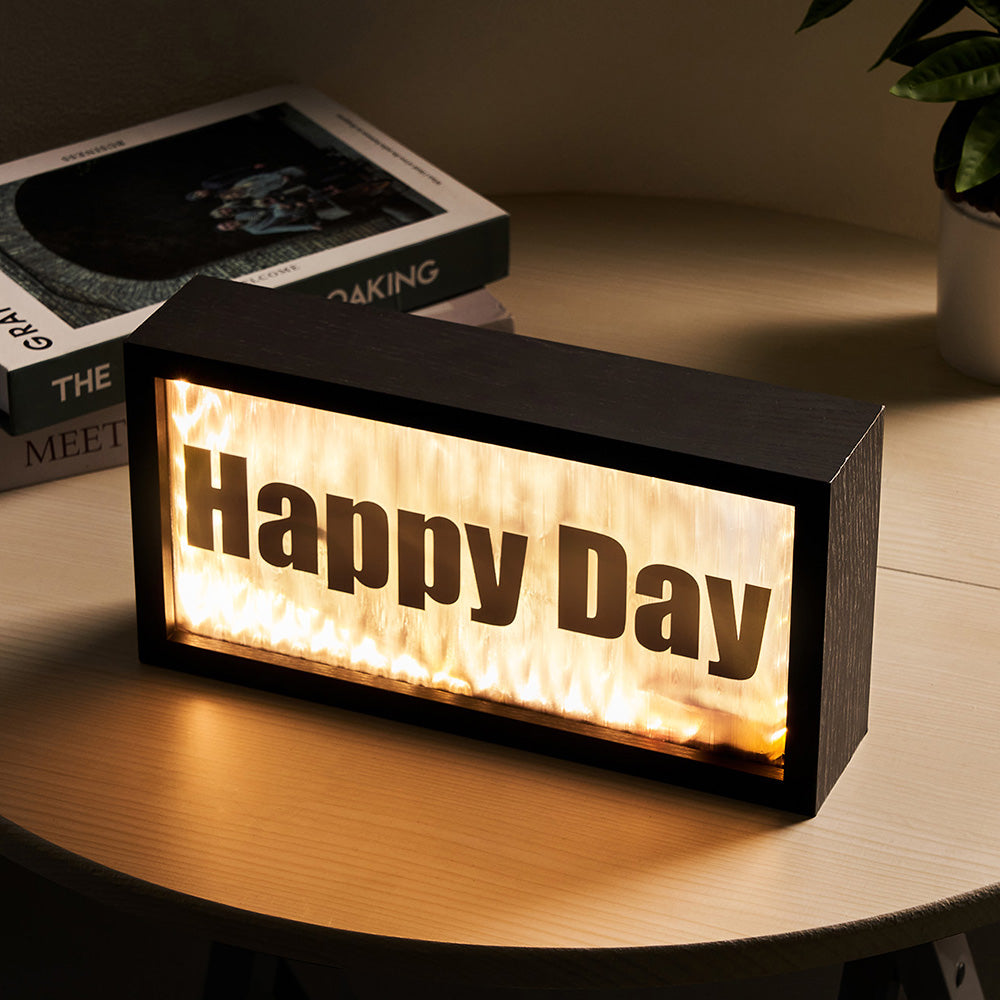 Bluetooth Speaker Night Light (Custom Text)