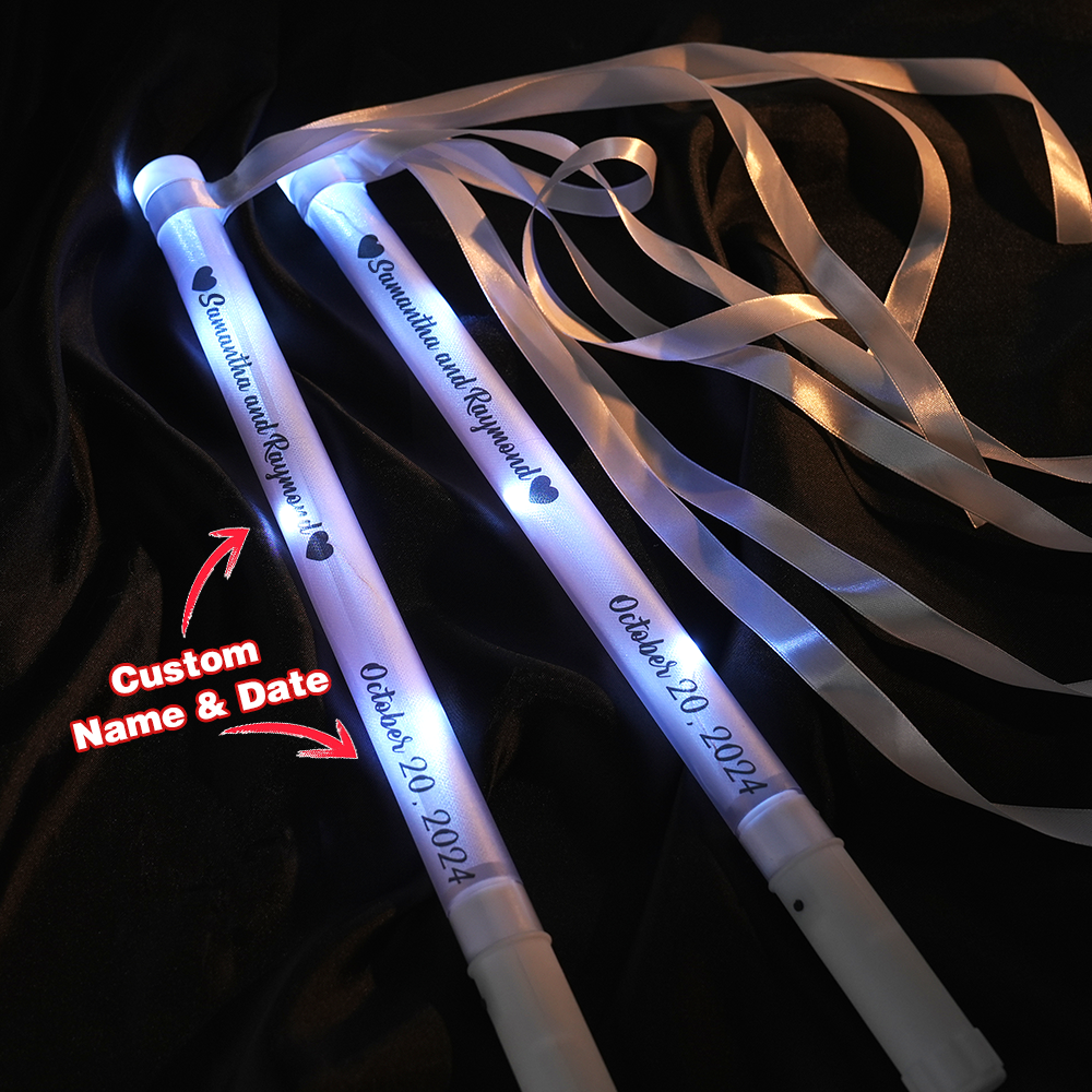 Personalized LED Stick Wedding Party Favor