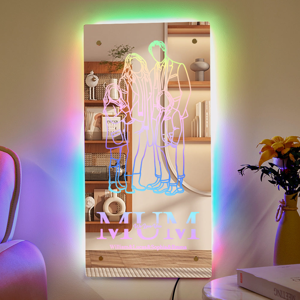 Personalized Mirror Light