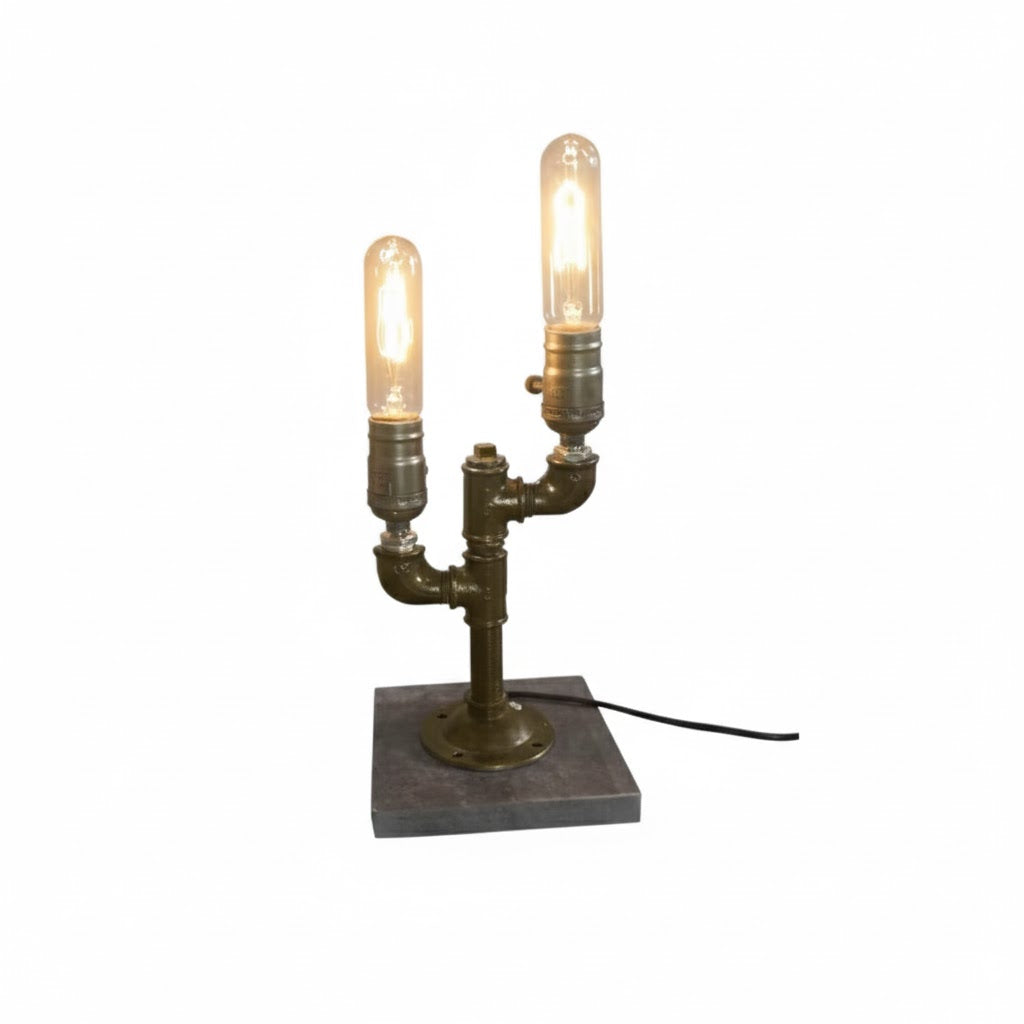 Edison Steampunk Lamp Home Decor Desk Night Light with Power  (Production Time: About 4-5 Days)