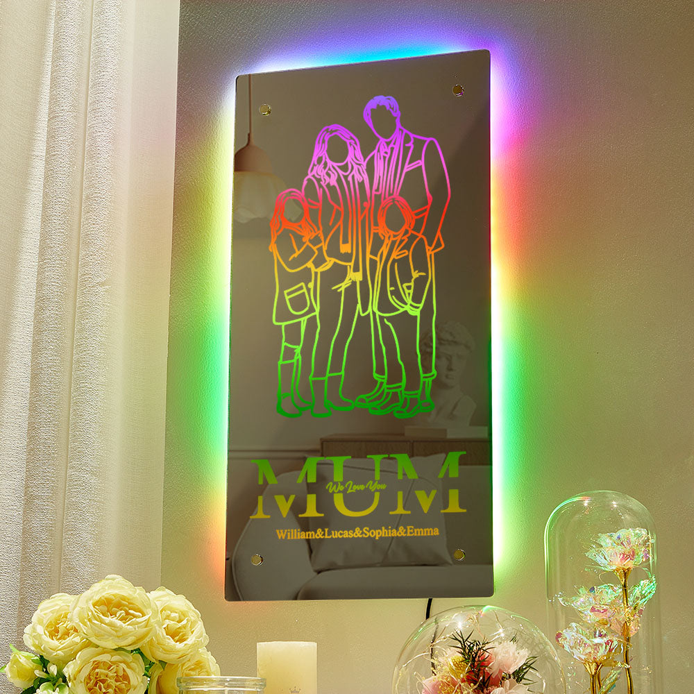 Personalized Mirror Light