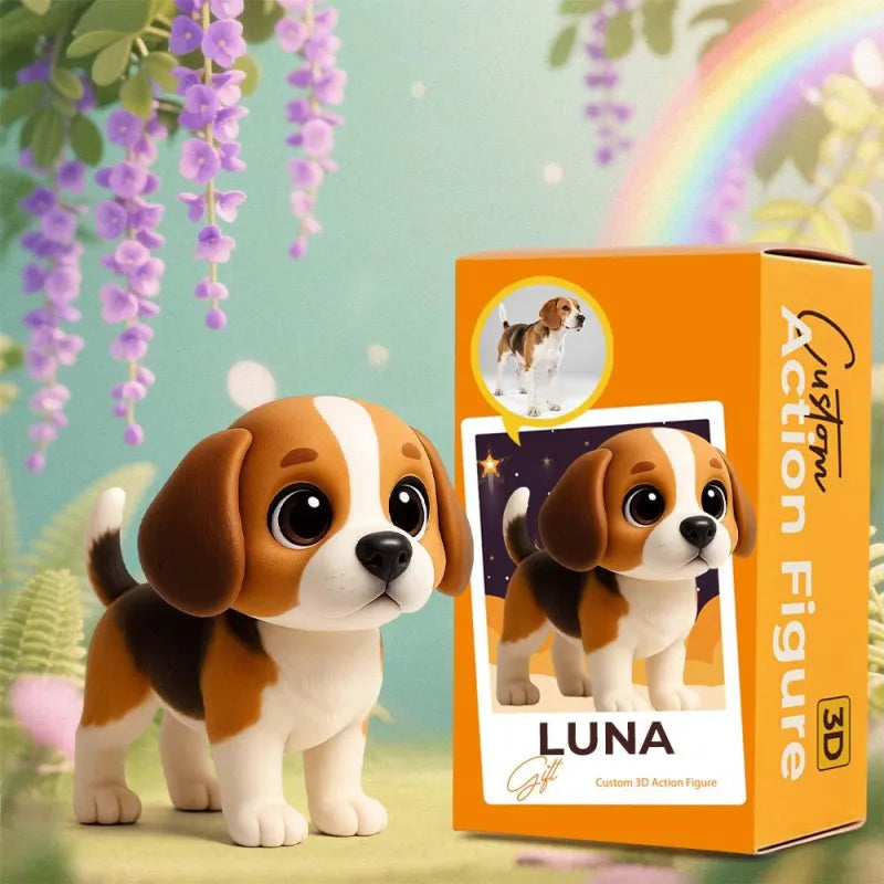 Custom Cute 3D Mini Figure Office Desk Figurine Based on Your Picture