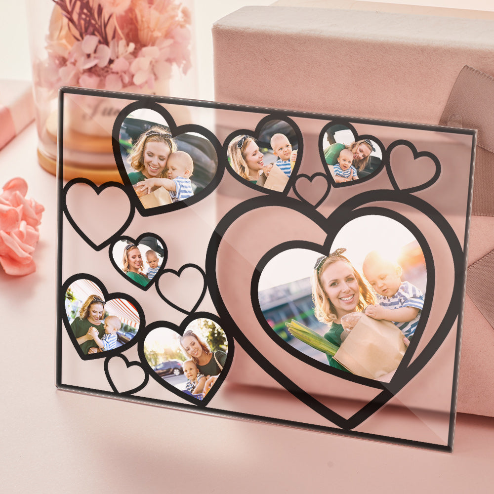 Love Heart Photo Block Night Light