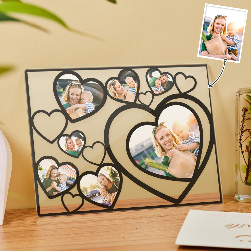 Love Heart Photo Block Night Light