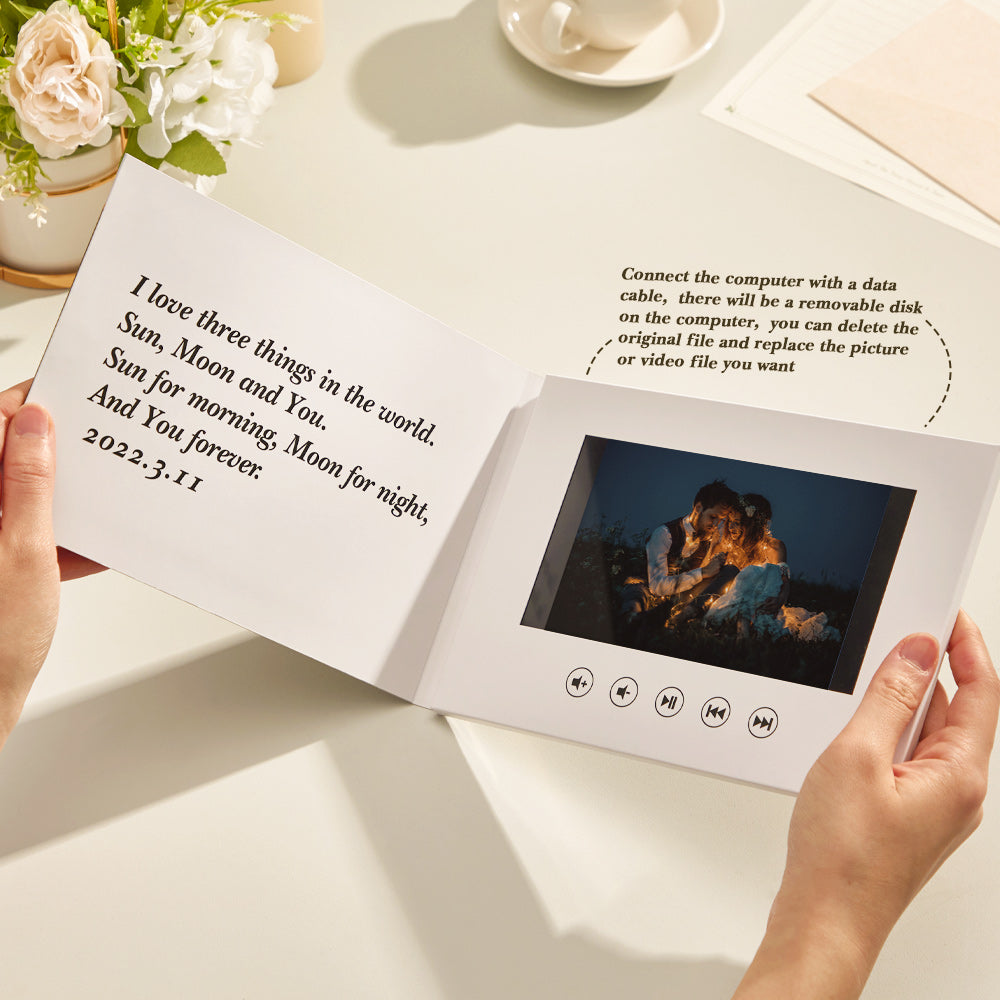 Commemorative Photo/Video Book With Text - 1GB Memory