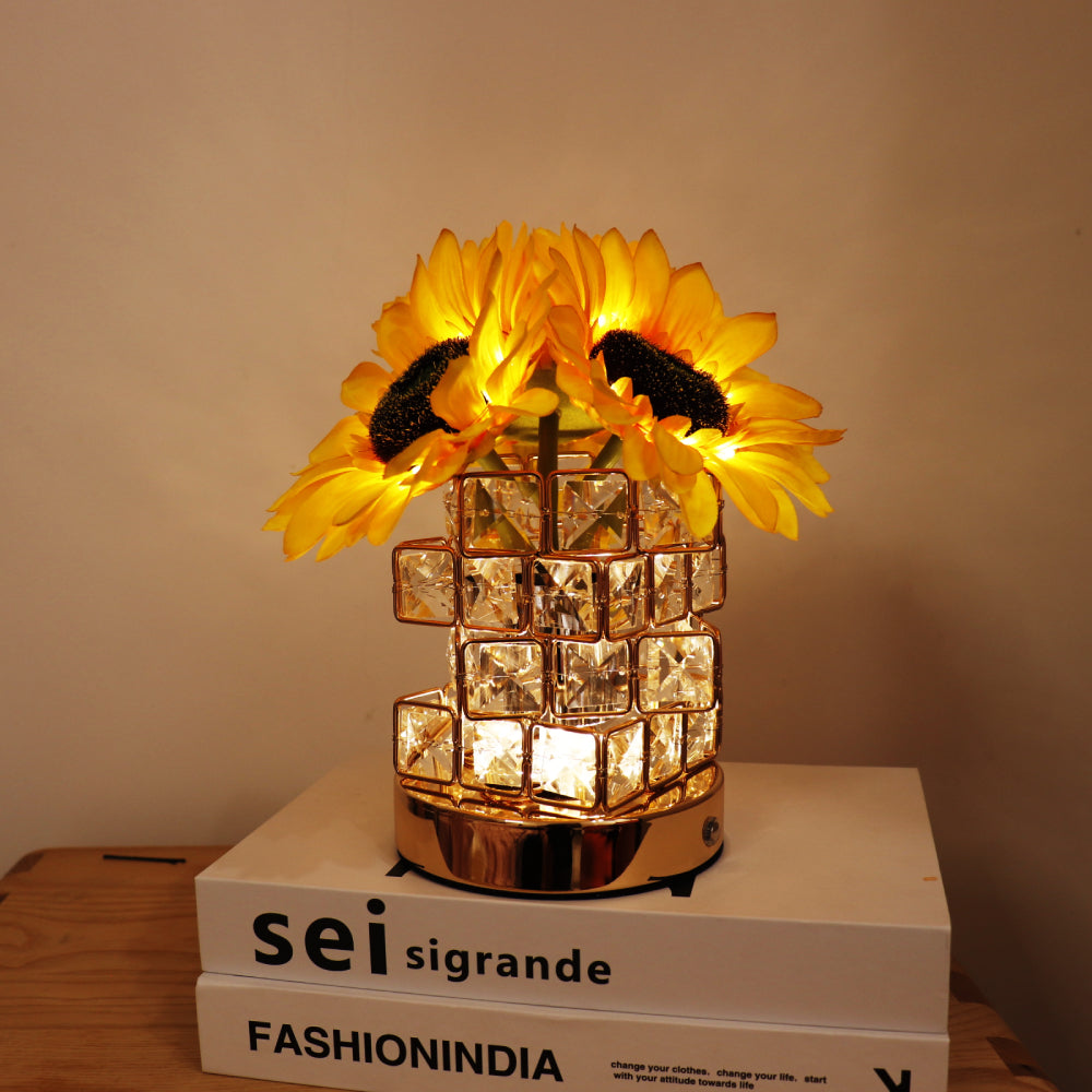 Sunflower Cube Night Light