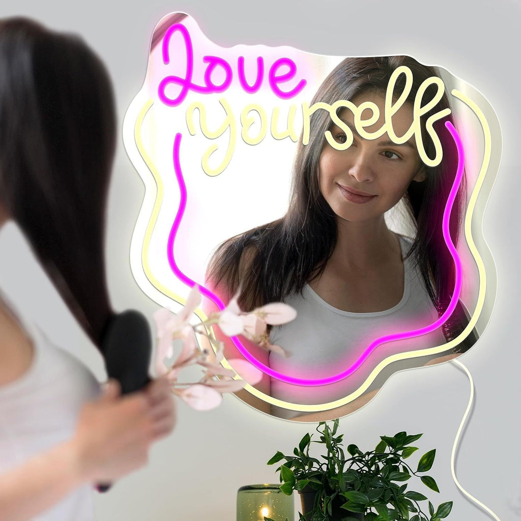 Love Yourself Mirror Light