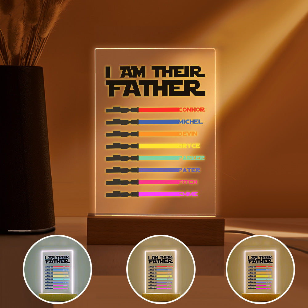 8-Name Father Night Light