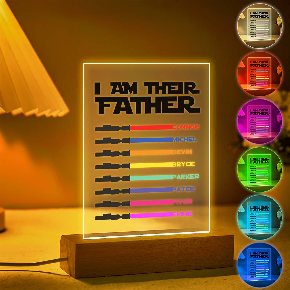 8-Name Father Night Light