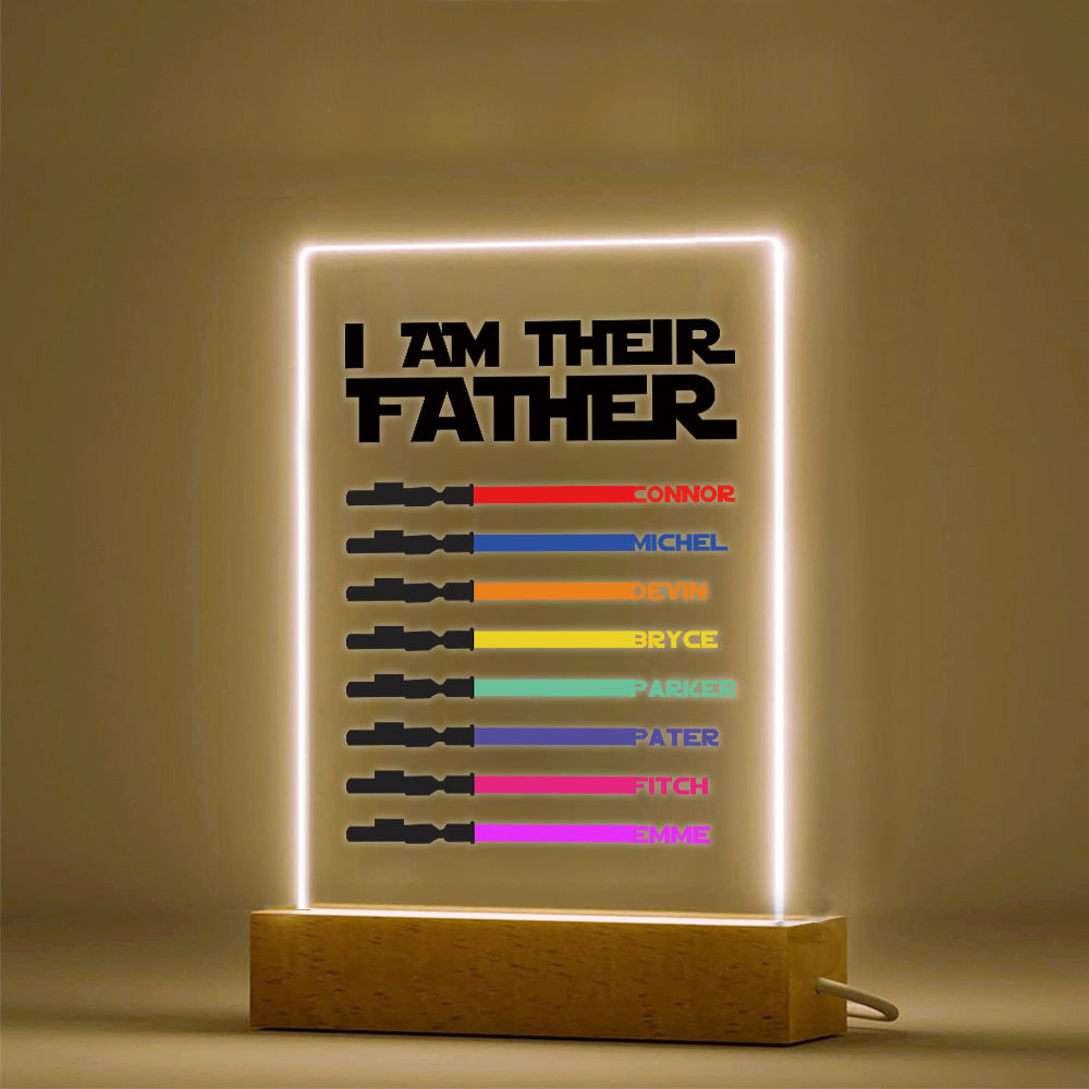 8-Name Father Night Light