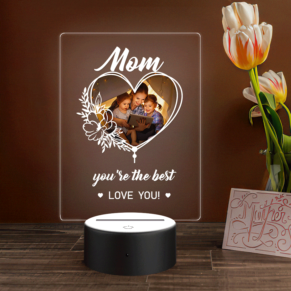 Photo Desk Night Light (Mom Gift)