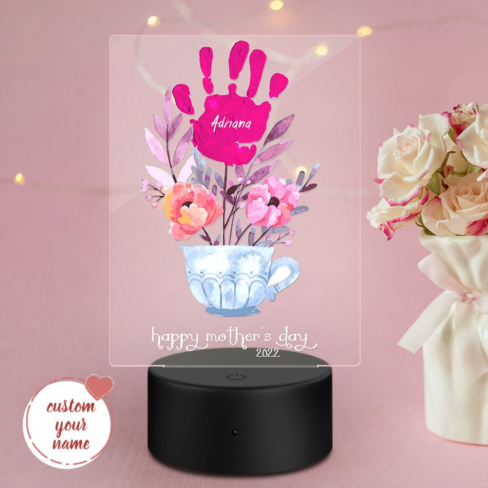 Handprint Name Night Light (Mother’s Day)