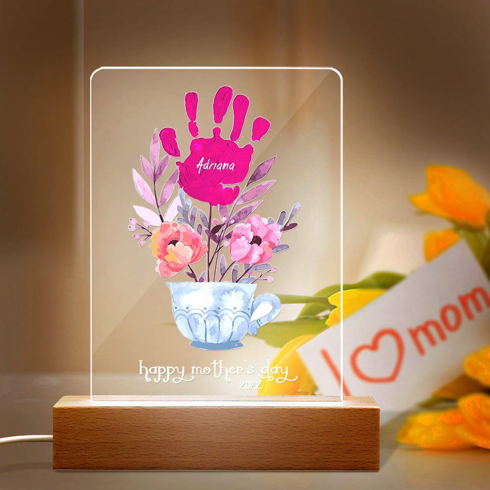 Handprint Name Night Light (Mother’s Day)