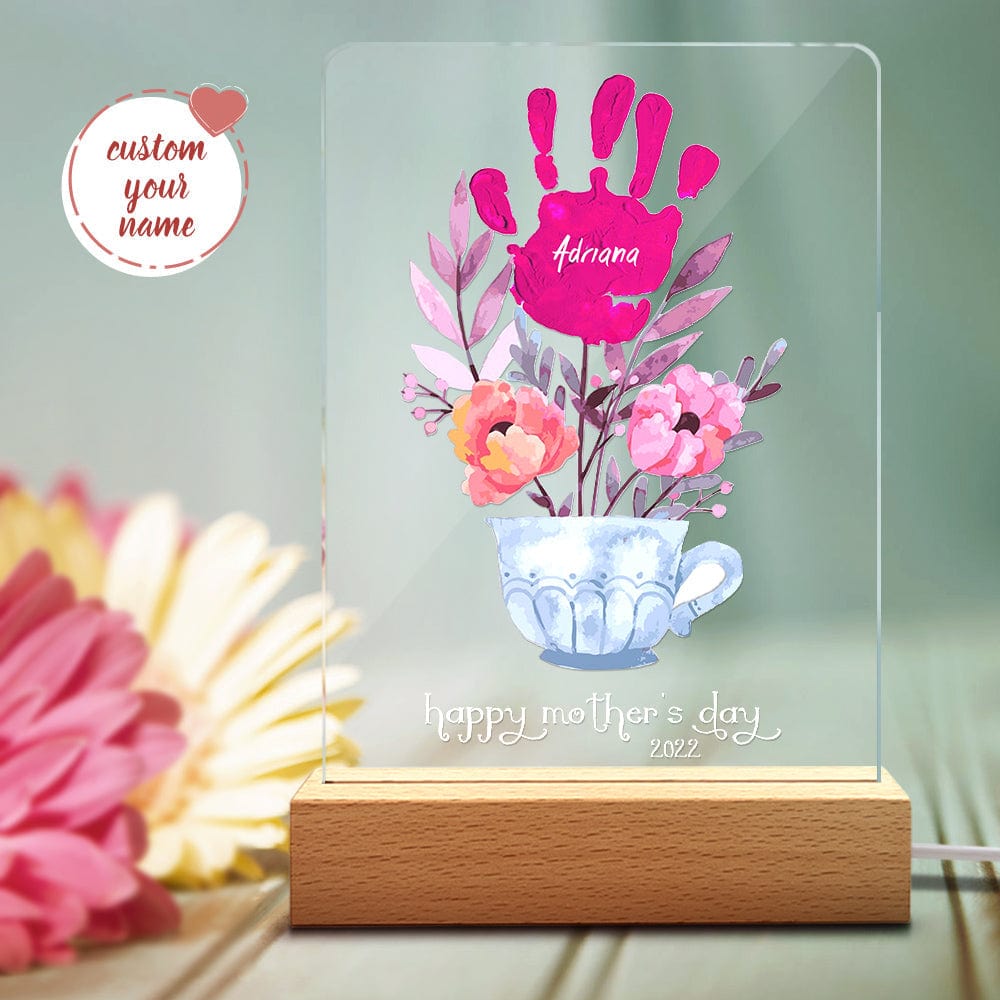 Handprint Name Night Light (Mother’s Day)