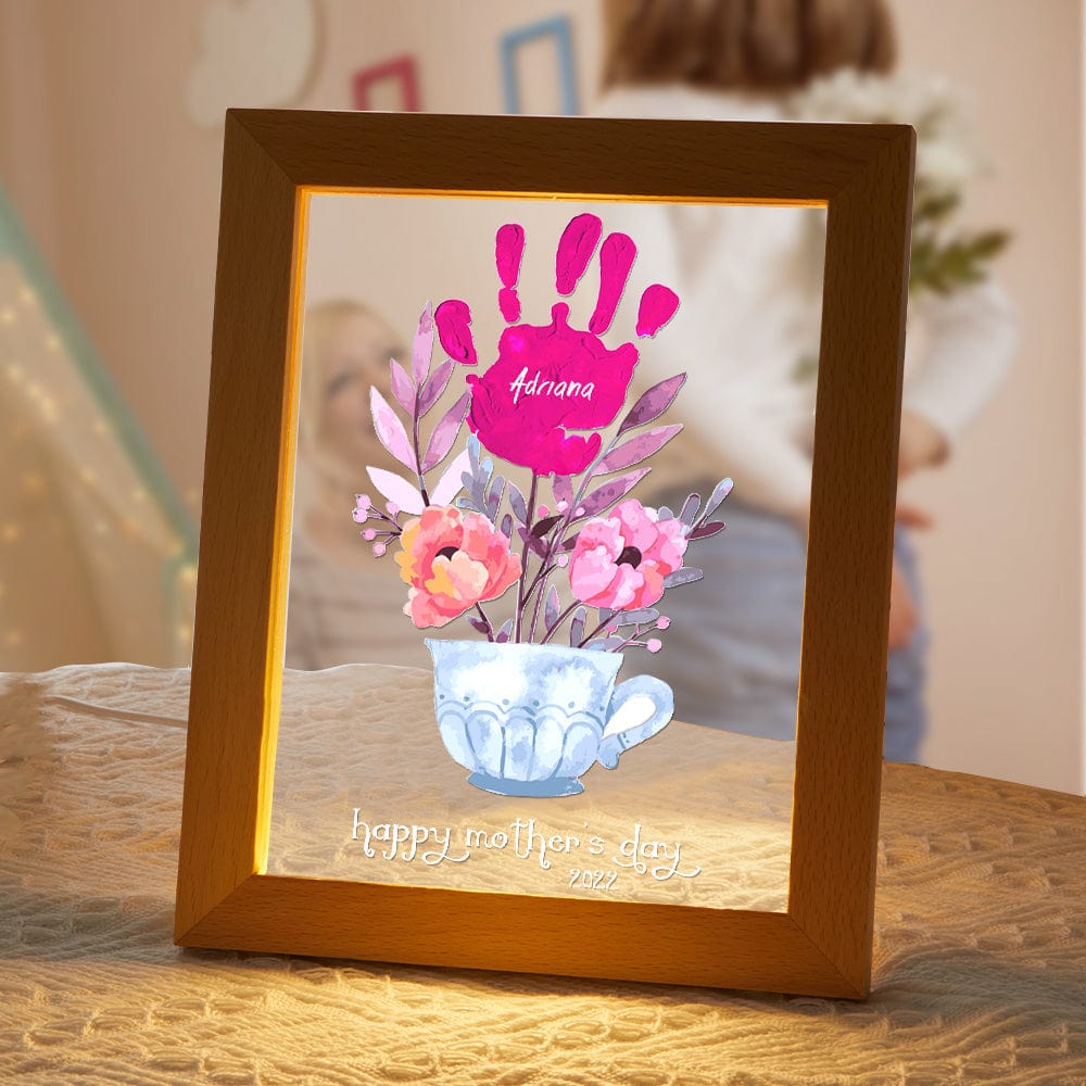 Handprint Name Night Light (Mother’s Day)