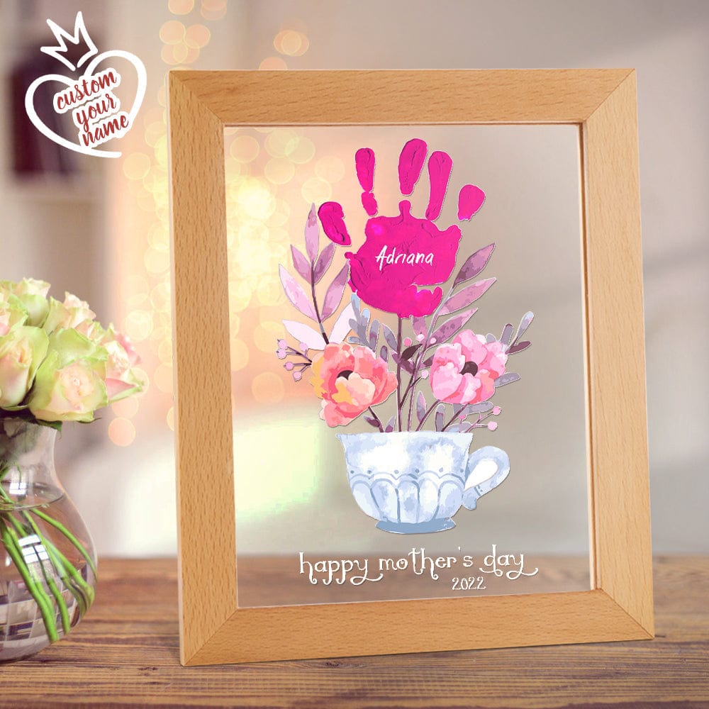 Handprint Name Night Light (Mother’s Day)