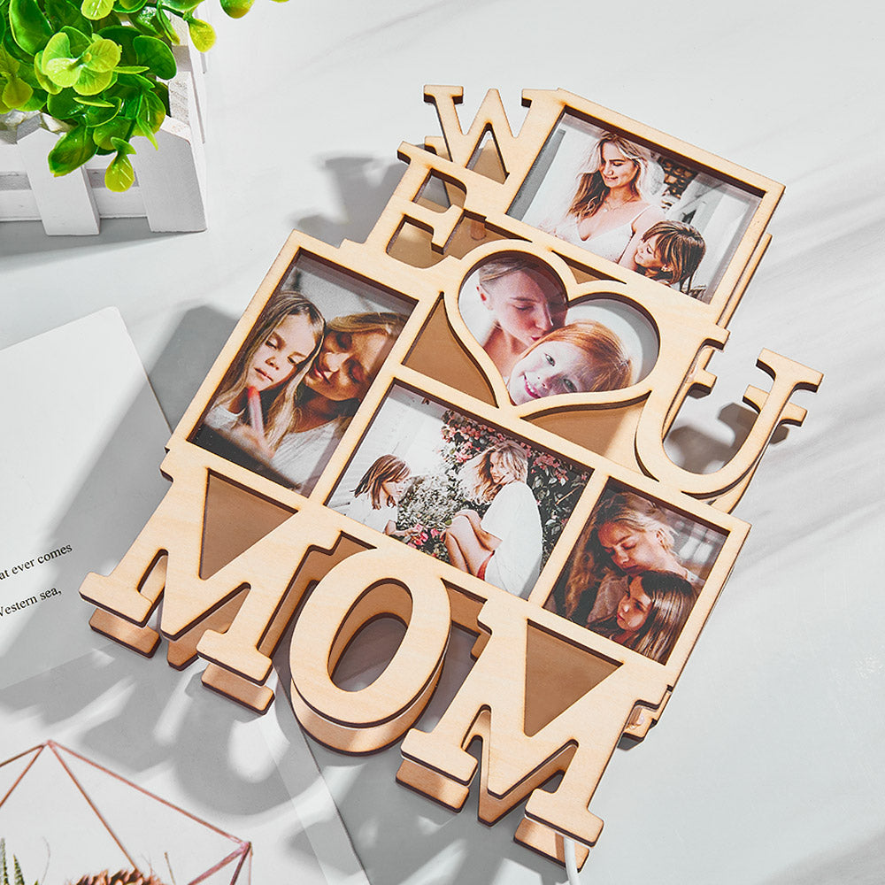 “We Love You” Photo Night Light (Mom Gift)