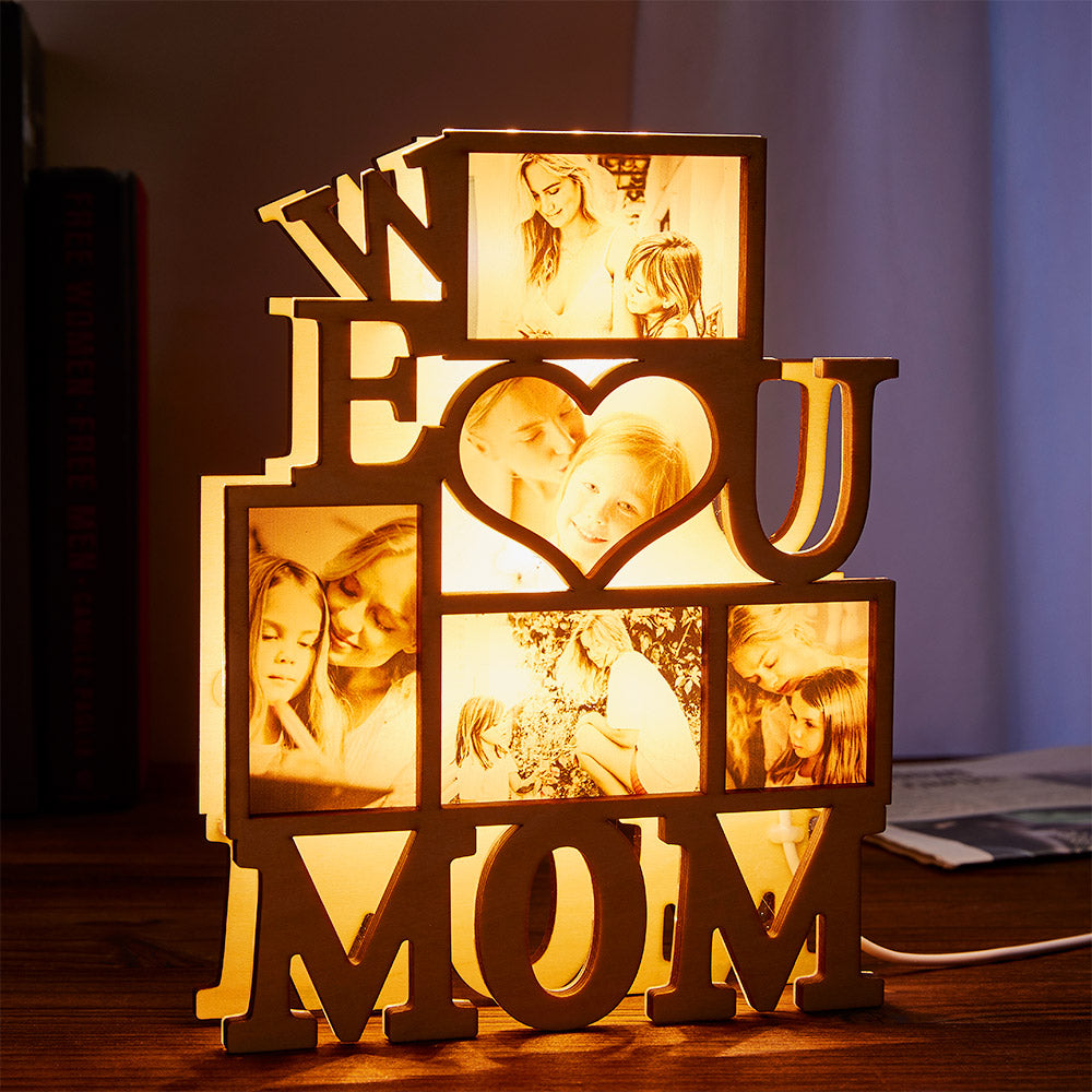 “We Love You” Photo Night Light (Mom Gift)