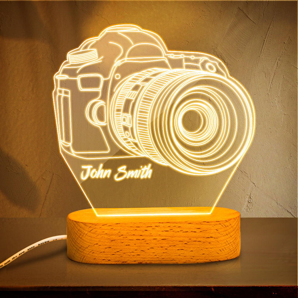3D Camera Acrylic Night Light
