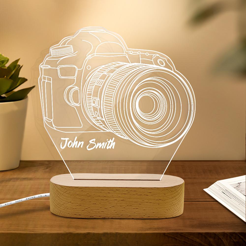 3D Camera Acrylic Night Light