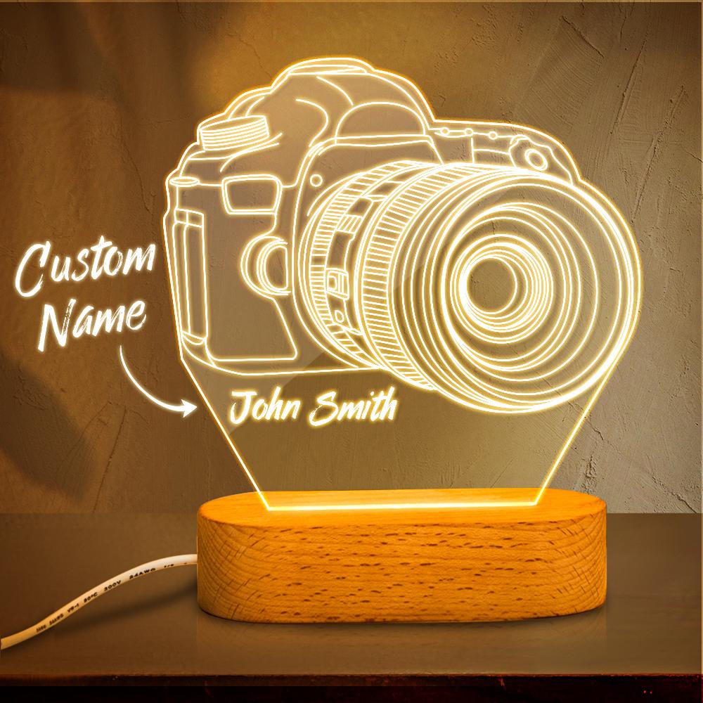 3D Camera Acrylic Night Light