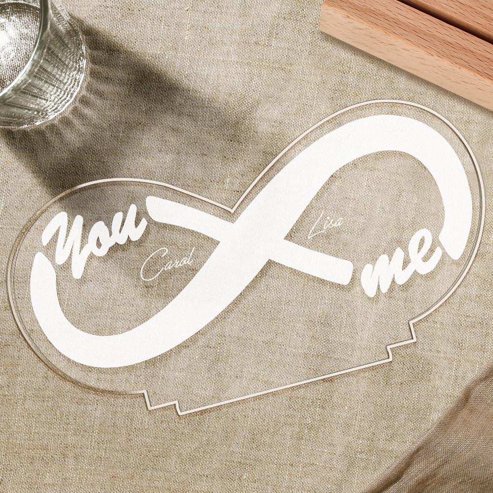 Infinity Neon LED Night Light (Couple)