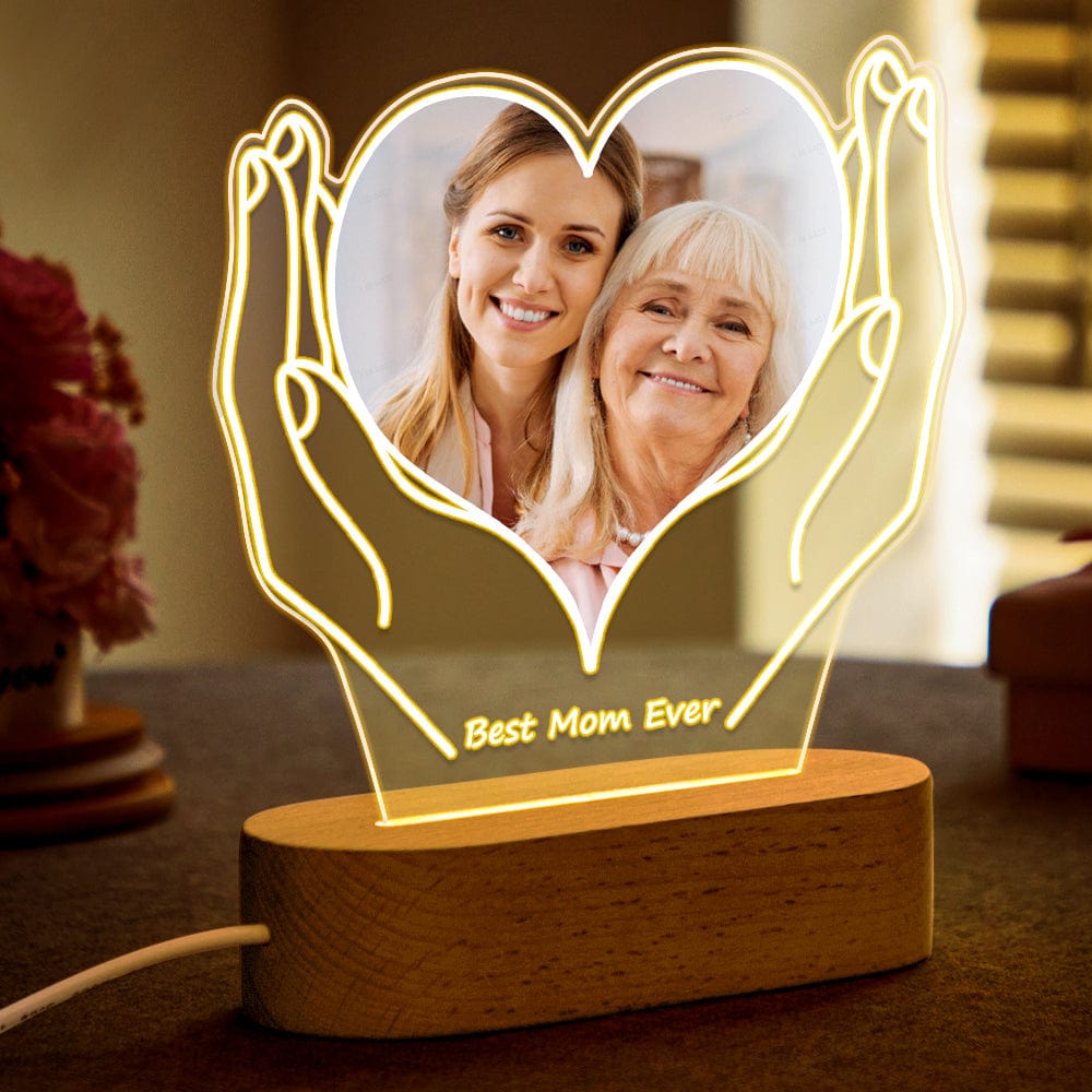Photo Text Acrylic Night Light (Mother’s Day)