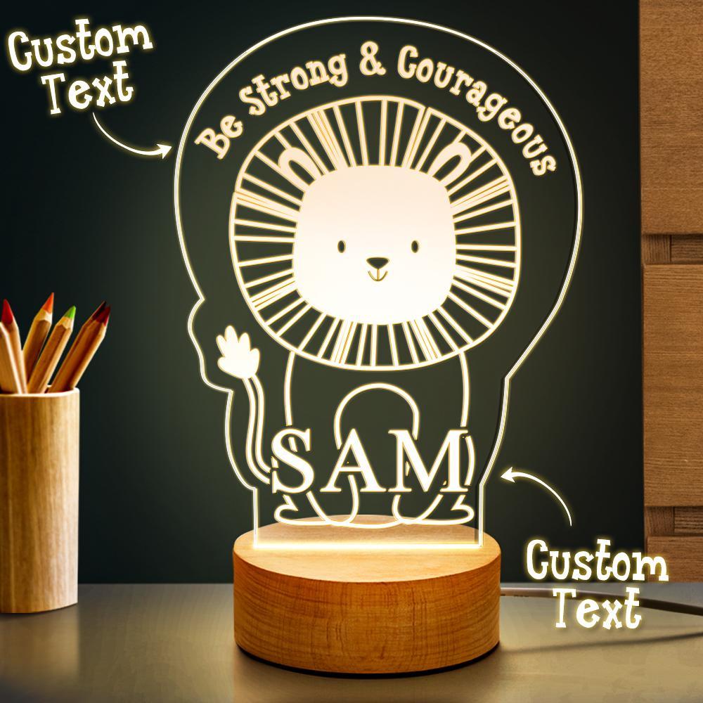 3D Lion Shape Night Light