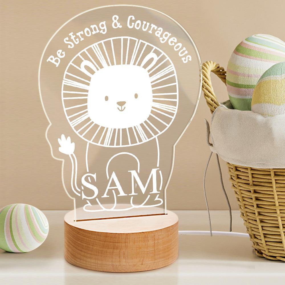 3D Lion Shape Night Light