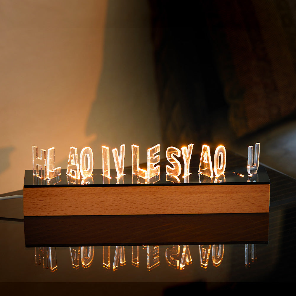 Name Engraved Acrylic Night Light