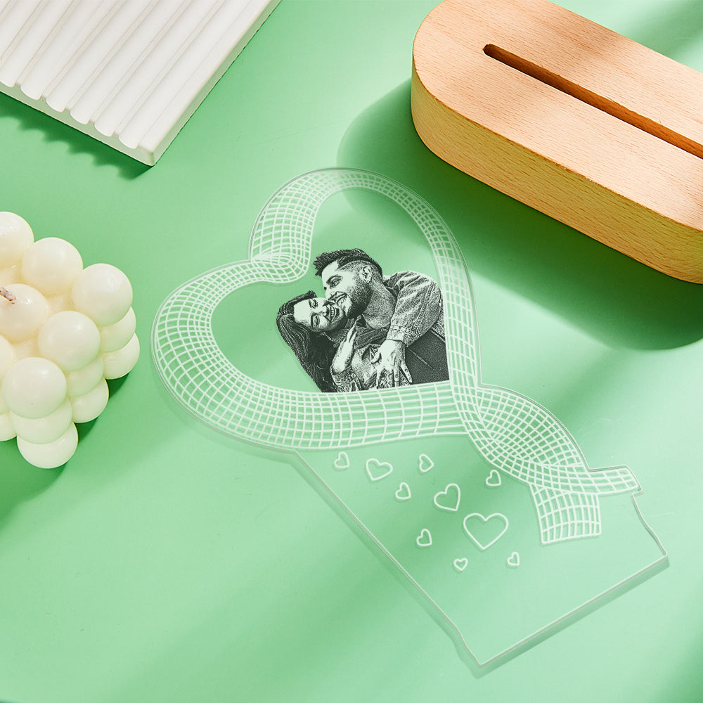 3D Photo LED Night Lamp