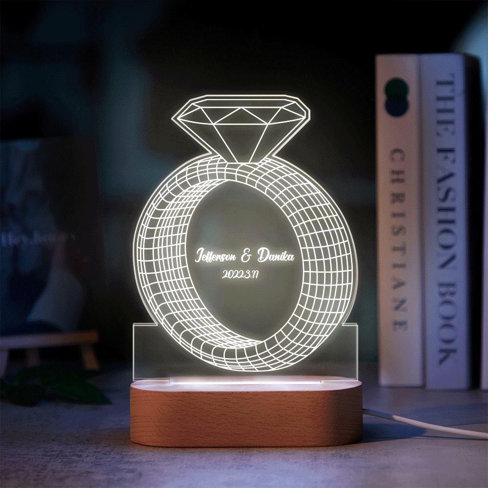 Diamond Ring Color Lamp
