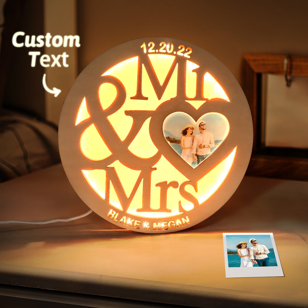 Photo Wooden Night Light
