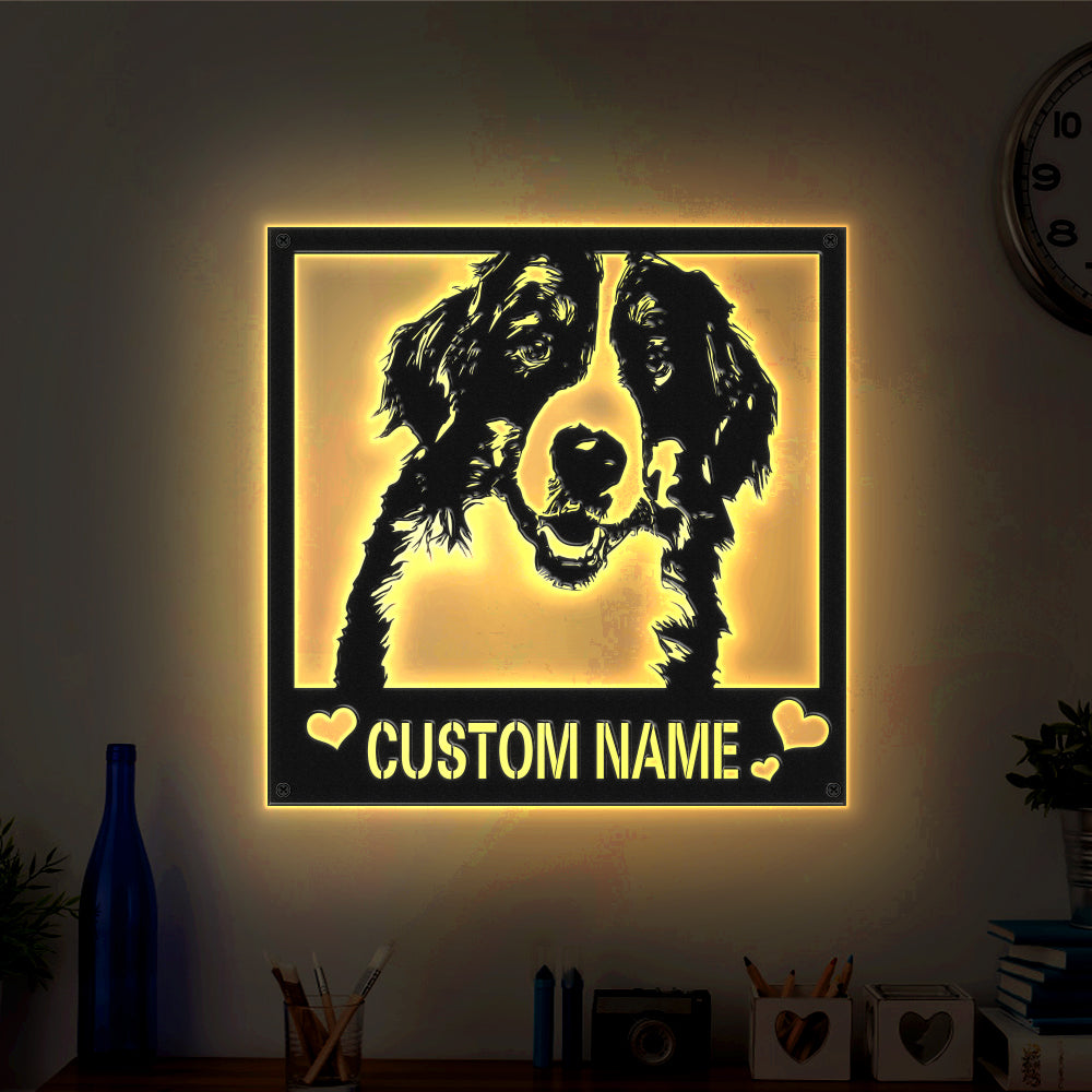 Metal Photo Sign LED Night Light