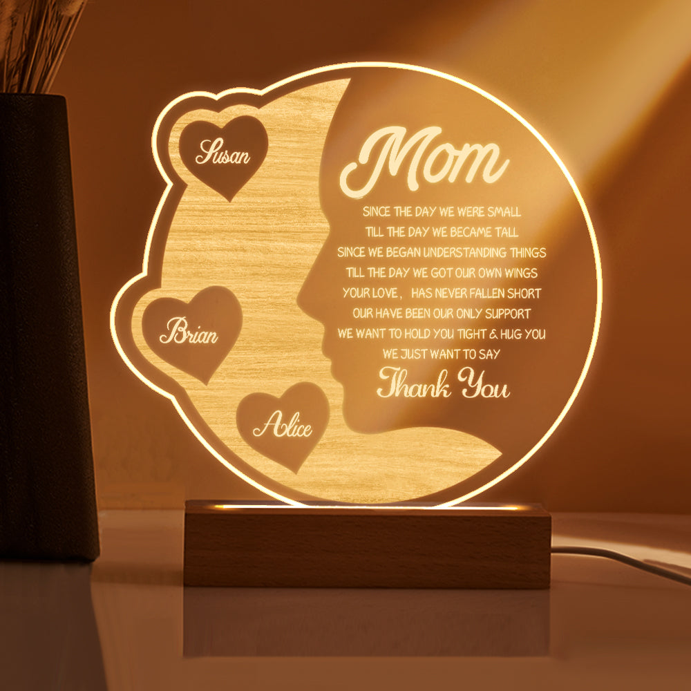Crescent Moon Night Light (Mom Gift)