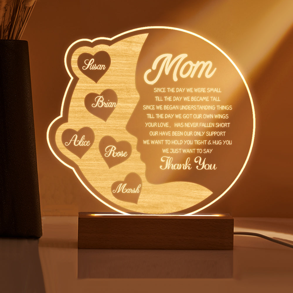 Crescent Moon Night Light (Mom Gift)