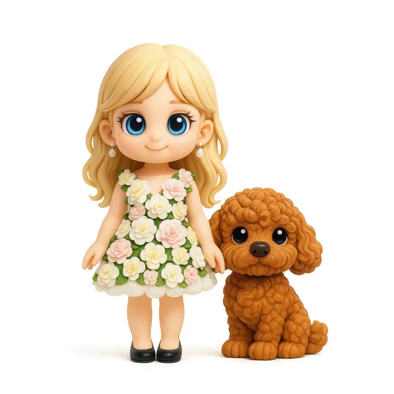 Custom Cute 3D Mini Figure Office Desk Figurine Based on Your Picture