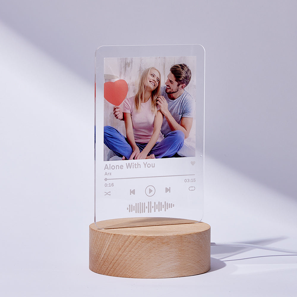 Scannable Code Album Night Light