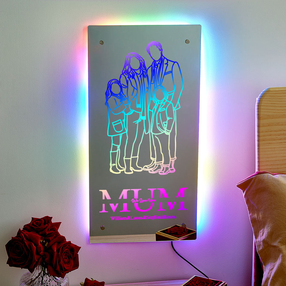 Personalized Mirror Light