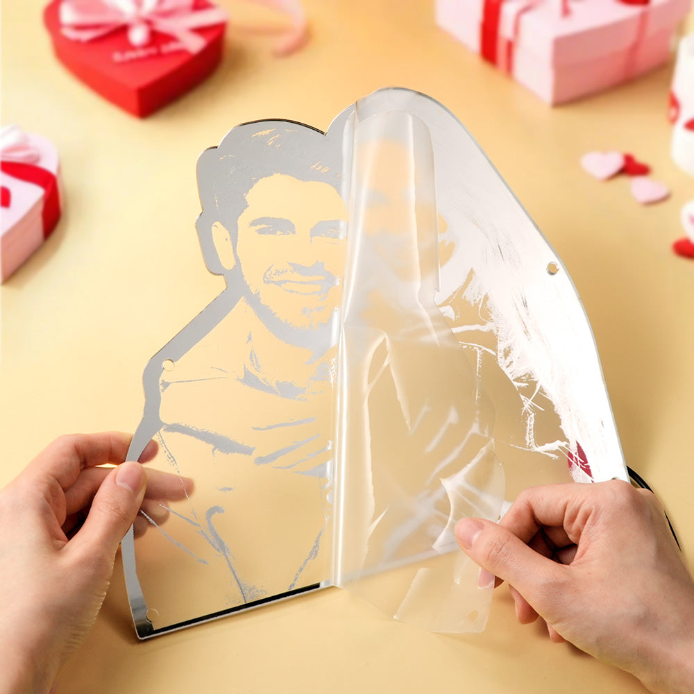 Personalized Portrait Mirror Light